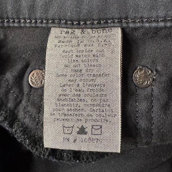 Rag & Bone SZ 26 Legging Jegging Pants Stretch Low-Rise Zip-Fly Black Plush - Picture 11 of 11